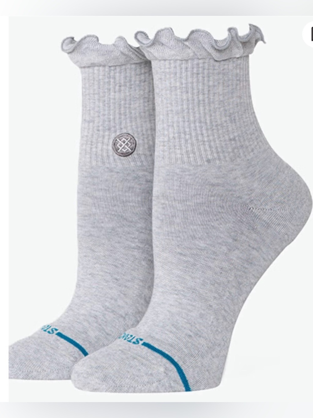 Stance Icon Ruffle Quarter Socks - Picture 2 of 10